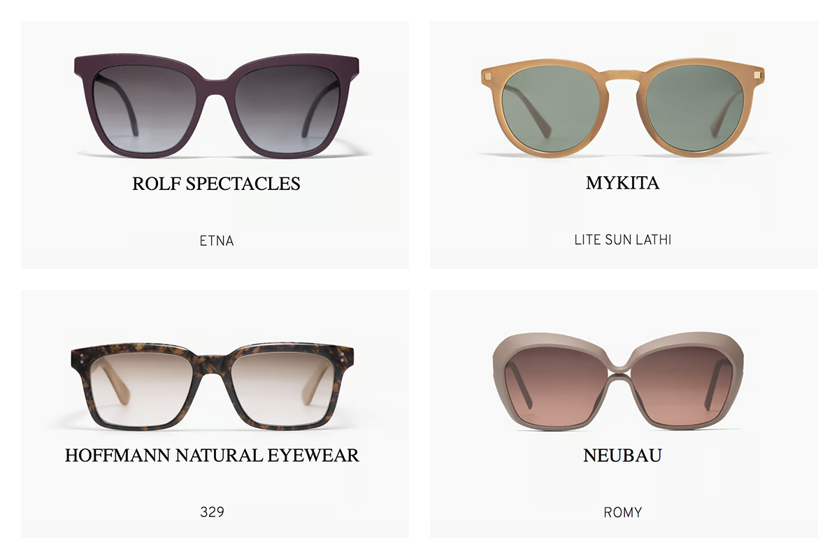 designer eyewear frames
