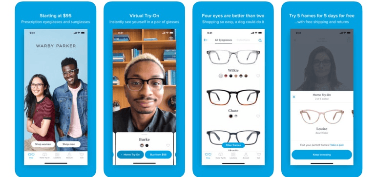 online eyewear retailers