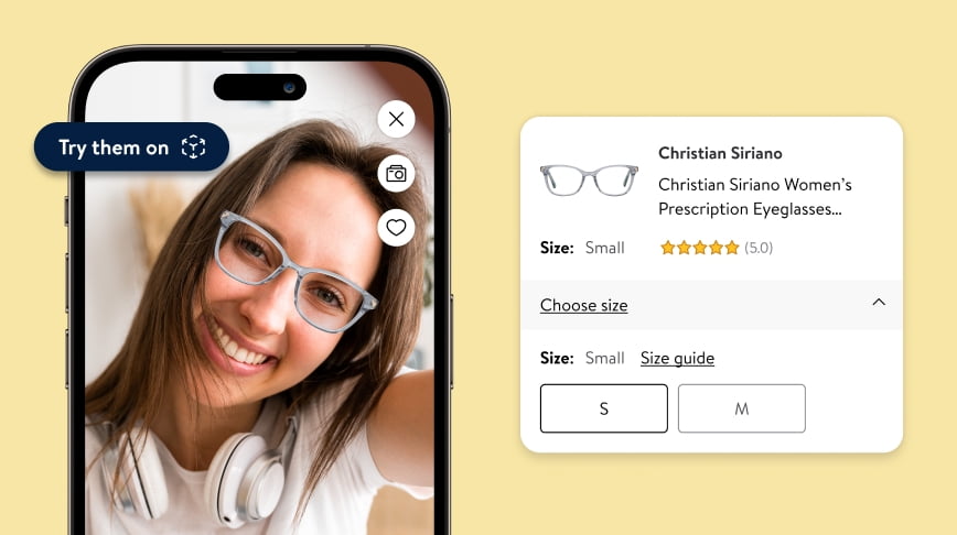 online eyewear shopping